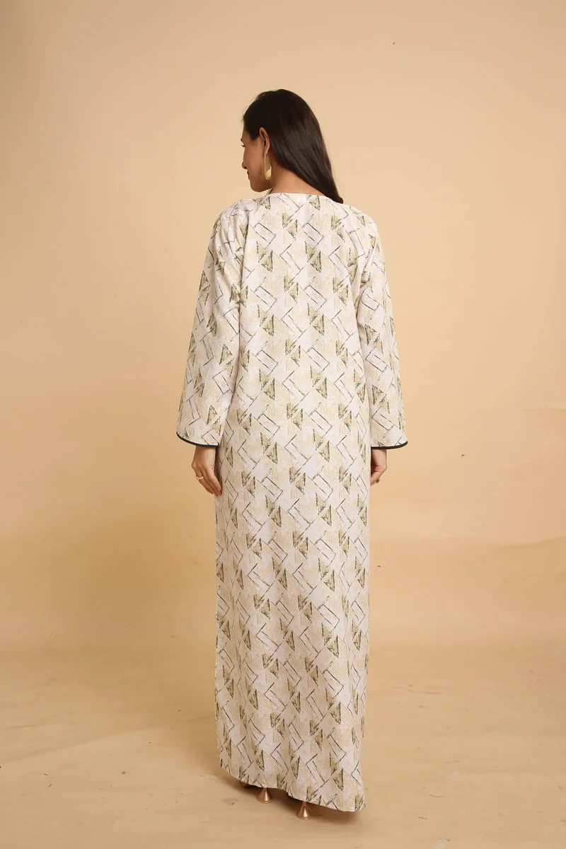 HANA & SARA Classic Arabic Jalabiya Dress with Premium Fabric and Comfortable Fit